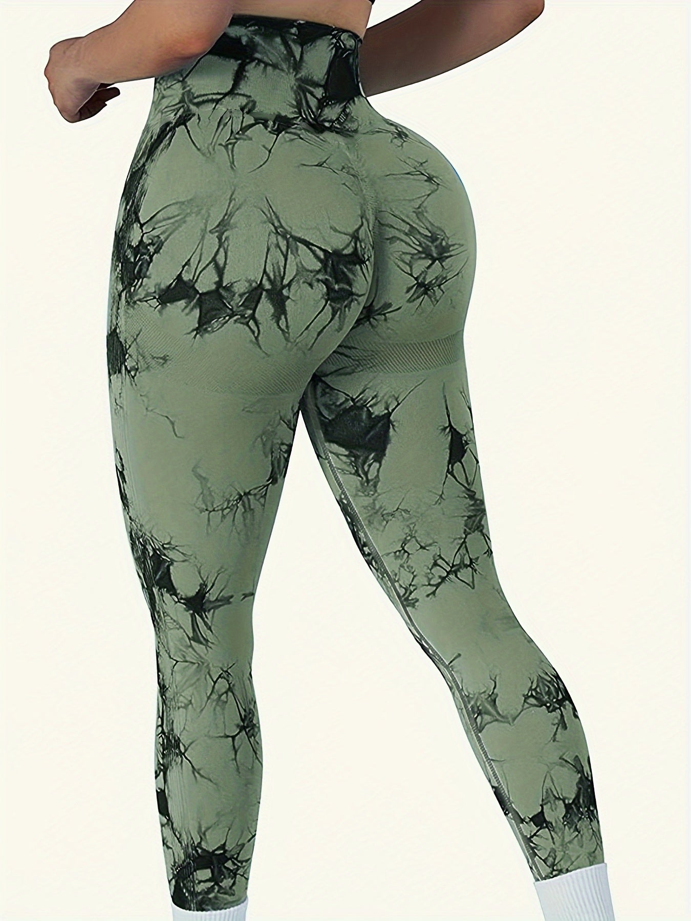 Tie Dye Seamless Yoga Pants High Stretch Fitness Leggings