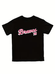 Braves 248 Pattern Men's T-shirt Graphic Tee Men's Summer Clothes