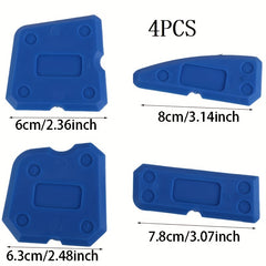 4pc Caulking Tool Kit Sealant Spreader Spatula Edge Repair Tools