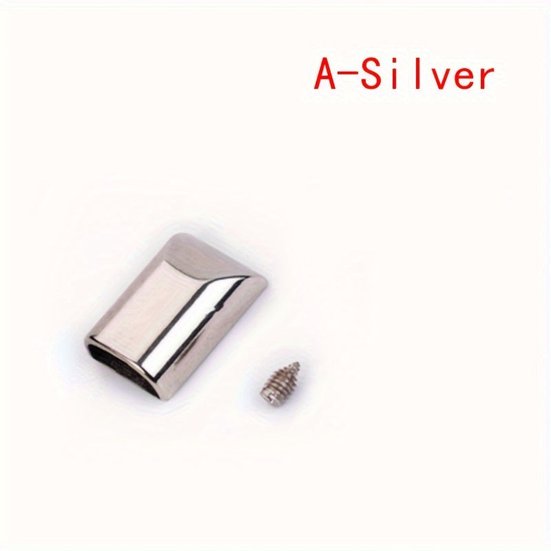 10pcs Leather Gear Hardware Metal Zipper Pull Bag Accessories