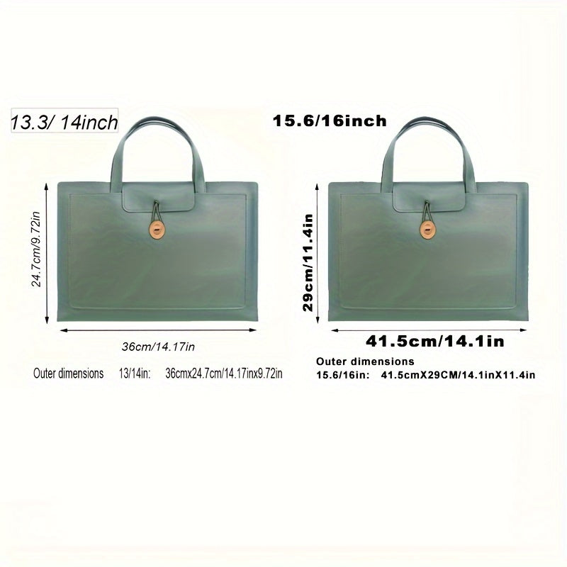 Waterproof Laptop Tote Bag for Women Fits 15.6 Inch Computer