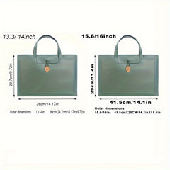 Waterproof Laptop Tote Bag for Women Fits 15.6 Inch Computer