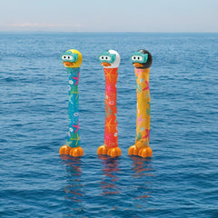 Colorful Diving Ducks - 3pcs Pool Toys for Kids