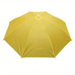 Portable Umbrella Hat Sunshade UV Protection Hat Camping Fishing Beach