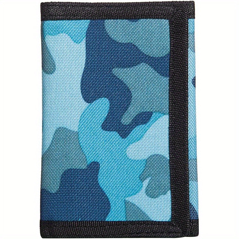 Kids Camouflage Wallet RFID Trifold Sports Outdoor Wallet