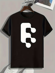 Pattern Print Men's Sports T-shirt Graphic Tee Summer Outdoor Clothes