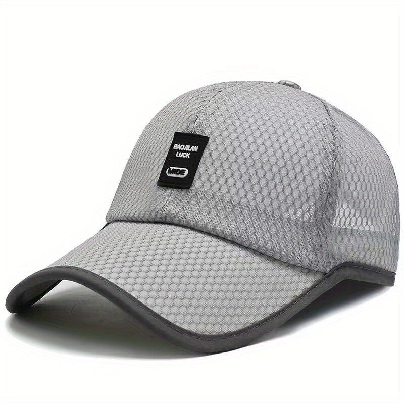 Men's Summer Sun Protection Baseball Cap Outdoor Sports Breathable Net Cap