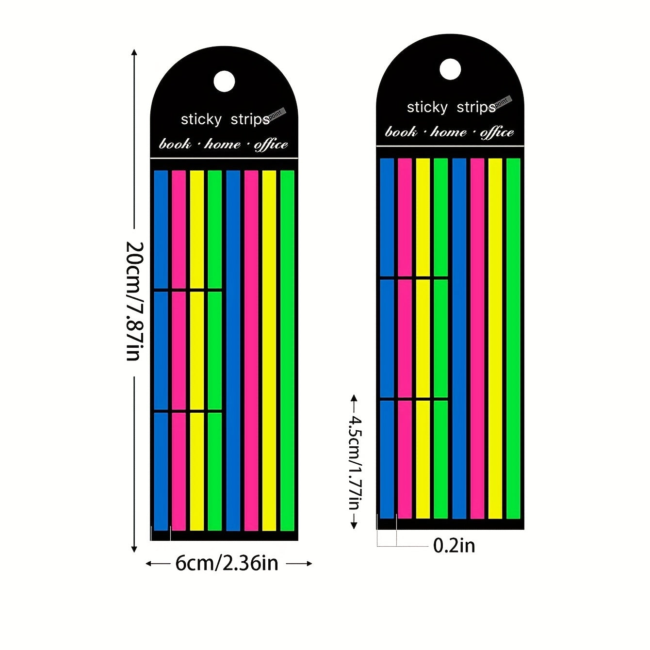 Long Strip Index Stickers Transparent Sticky Notes 320 Sheets