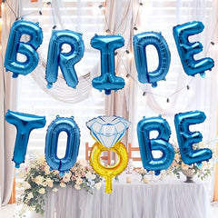 10pcs BRIDE TO BE Aluminum Film Balloon Set Wedding Proposal Party Decoration