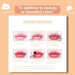 Long Lasting Lip Liner with Sharpener Waterproof Sweatproof Plumping