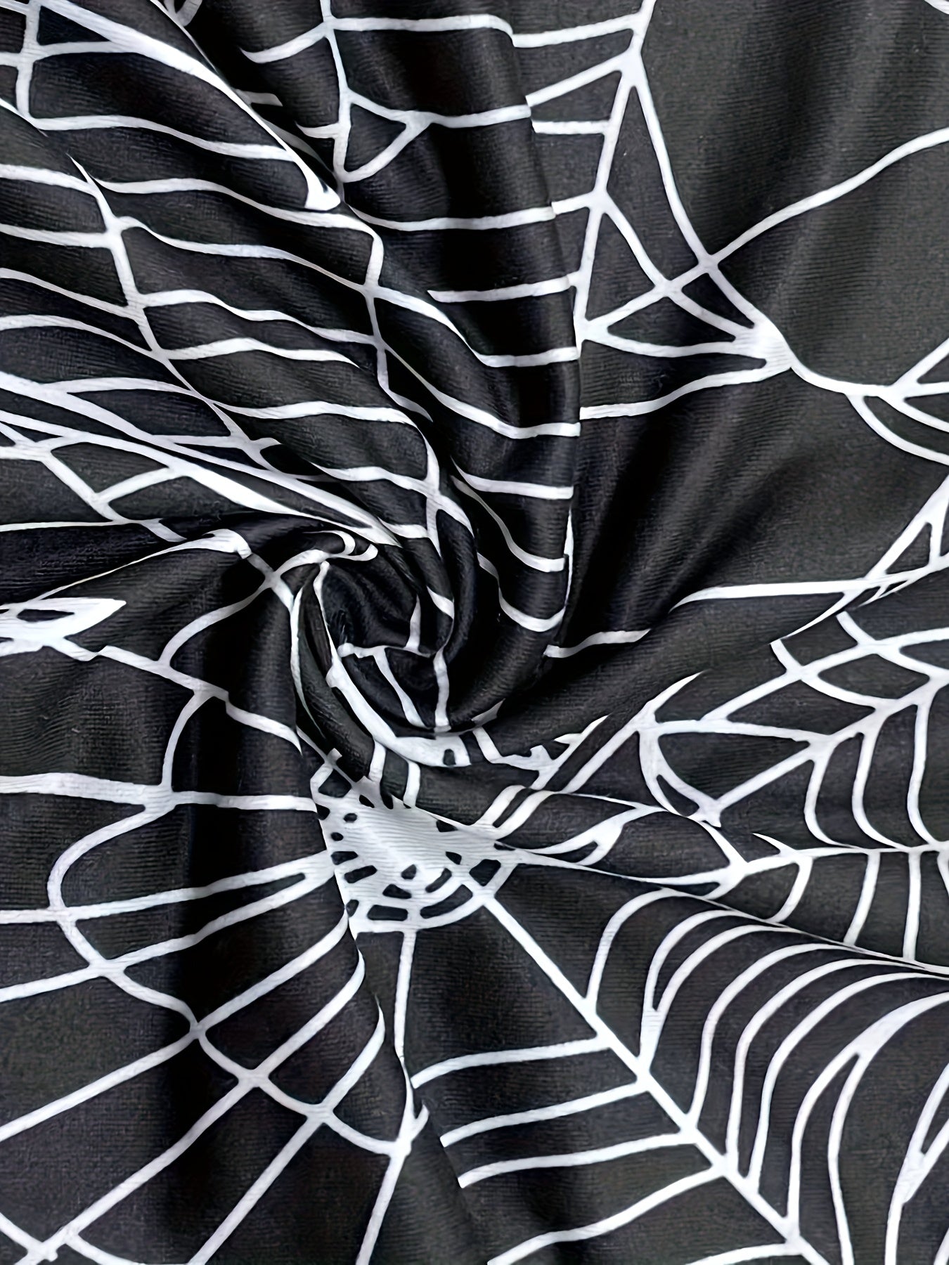 Halloween Sports Leggings Women's Plus Web Print High Rise