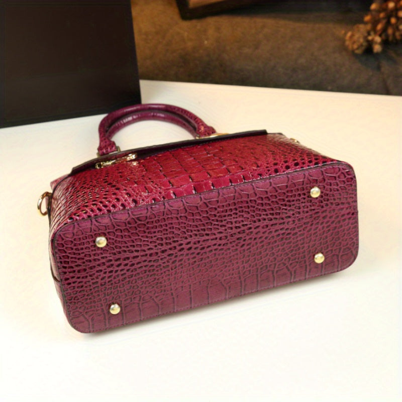 Arrival Crocodile Pattern Women's Handbag