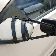 RV Truck Car Trailer Extension Rearview Mirror Extended Strap Flat Mirror