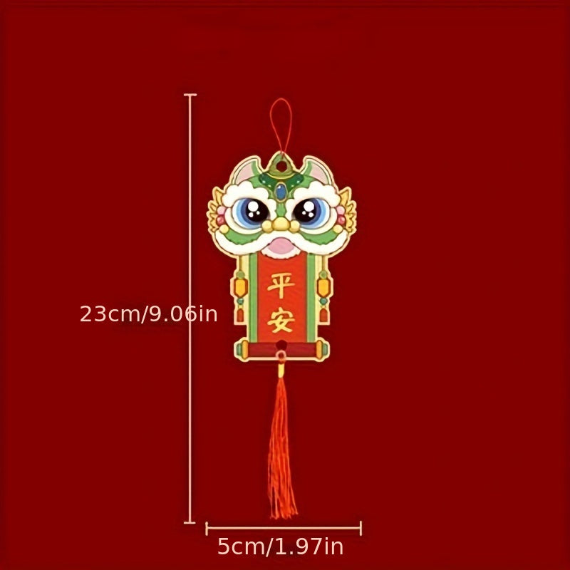 6pcs Spring Dragon Hanging Ornaments Pack - Living Room Decoration