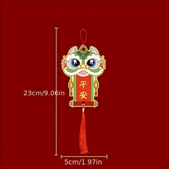 6pcs Spring Dragon Hanging Ornaments Pack - Living Room Decoration