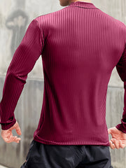 Men's Compression Long Sleeve T-shirt for Fitness Training