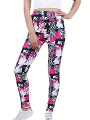 Women's Printed Yoga Pants High Waist Leggings