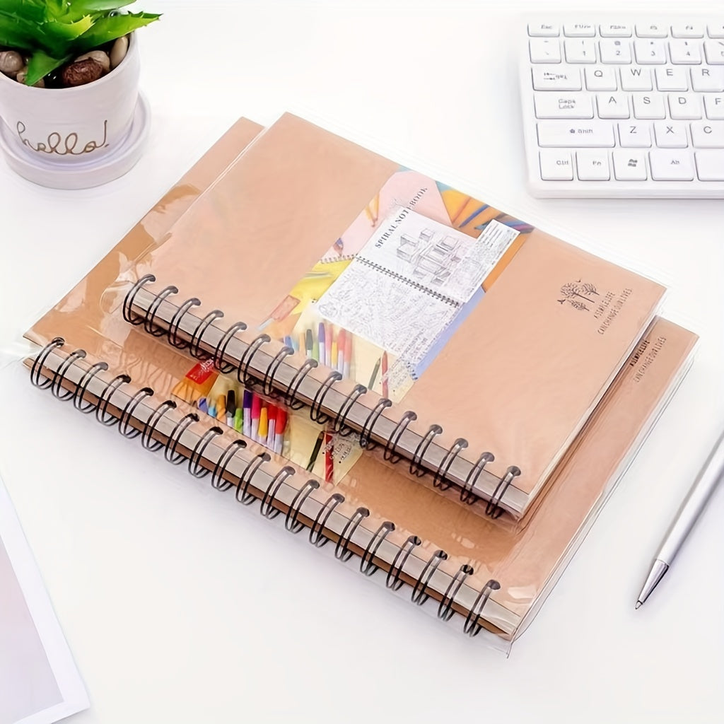 Soft Cover Spiral Coil Notebook A5 Sketchbook Memo Journal Planner B5
