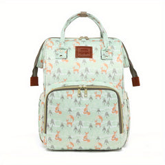 Multifunctional Mommy Backpack Diaper Bag Waterproof Large Capacity