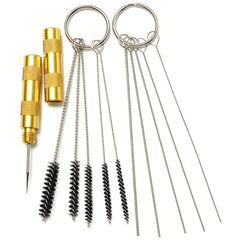 11pcs Injector Cleaning Tool Spray Gun Nozzle Needle Tool BL029 Screw Cover