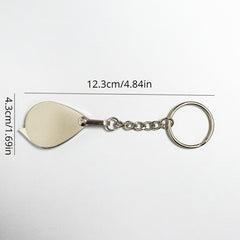 15X Folding Mini Magnifier Key Chain Durable Glass Loupe Pocket Tool