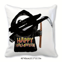 Halloween Skull Ghost Sofa Cushion Cover Pillow Insert Not Include
