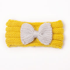 Wool Bow Baby Headband 0-2 Years Old