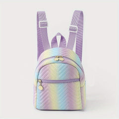 Kids Gradient Quilted Backpack