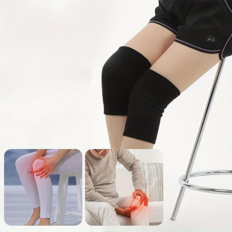 2pcs Anti Cold Thicken Knee Warmer Sleeve For Men And Women