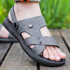 Men's Open Toe Sandals Non Slip Outdoor Hiking Beach Shoes
