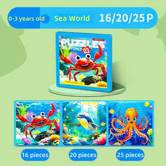 Educational Magnetic Puzzle Set for Kids 3-6 Years