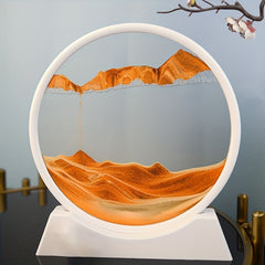 Circular Sand Painting Living Room Hourglass Glass Decoration Graduation Gift