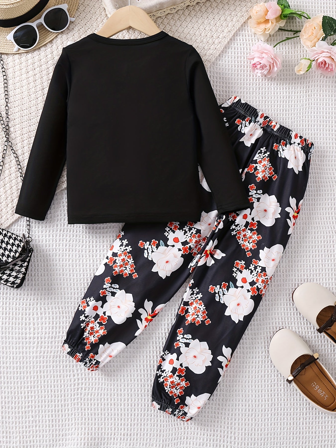 Floral Matching Dress & Top Pants Set for Sisters - Summer Family Outfits