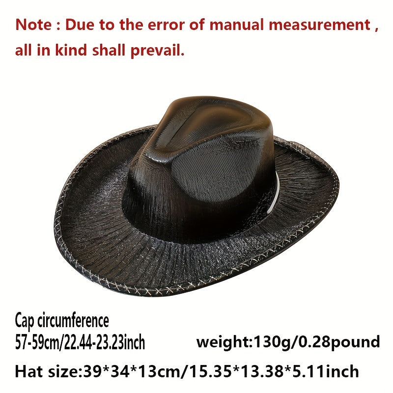 Y2K Laser Cowboy Hat Set With Lights