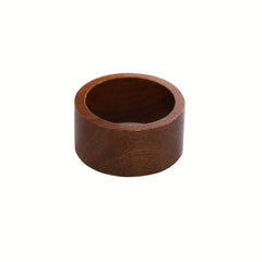 4pcs Wooden Napkin Rings Handcrafted Wood Napkin Rings Perfect For Dining