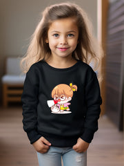 OERYUI Print Pullover Top Kids Clothes Spring Fall Christmas