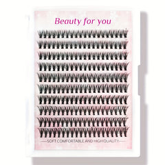 Cluster Eyelashes Natural Soft False Eyelashes Premade Spiky Curling Lashes