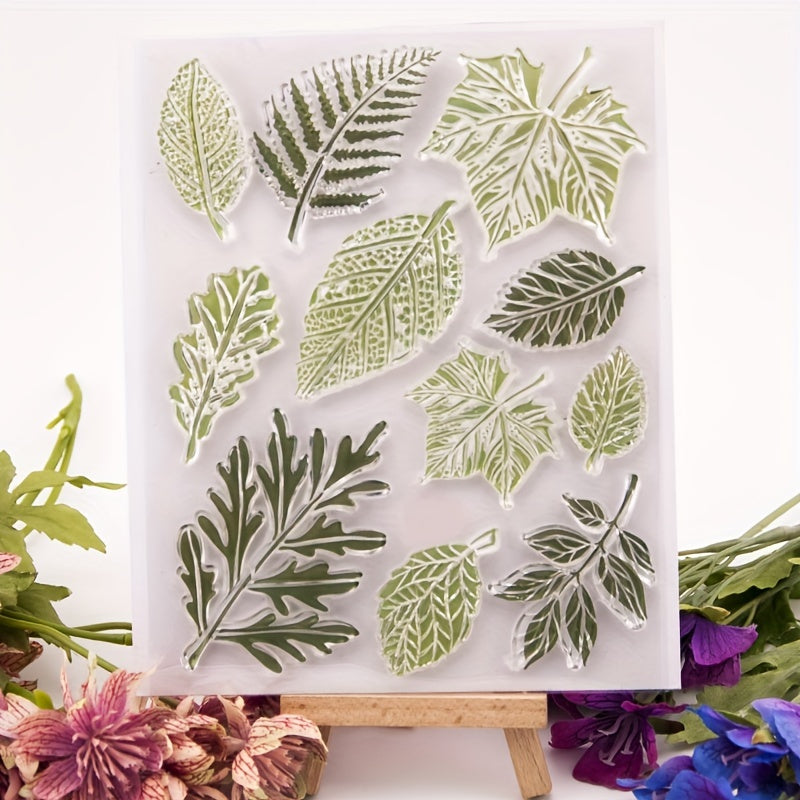 Leaf Pattern Stamps for DIY Scrapbooking Decoration