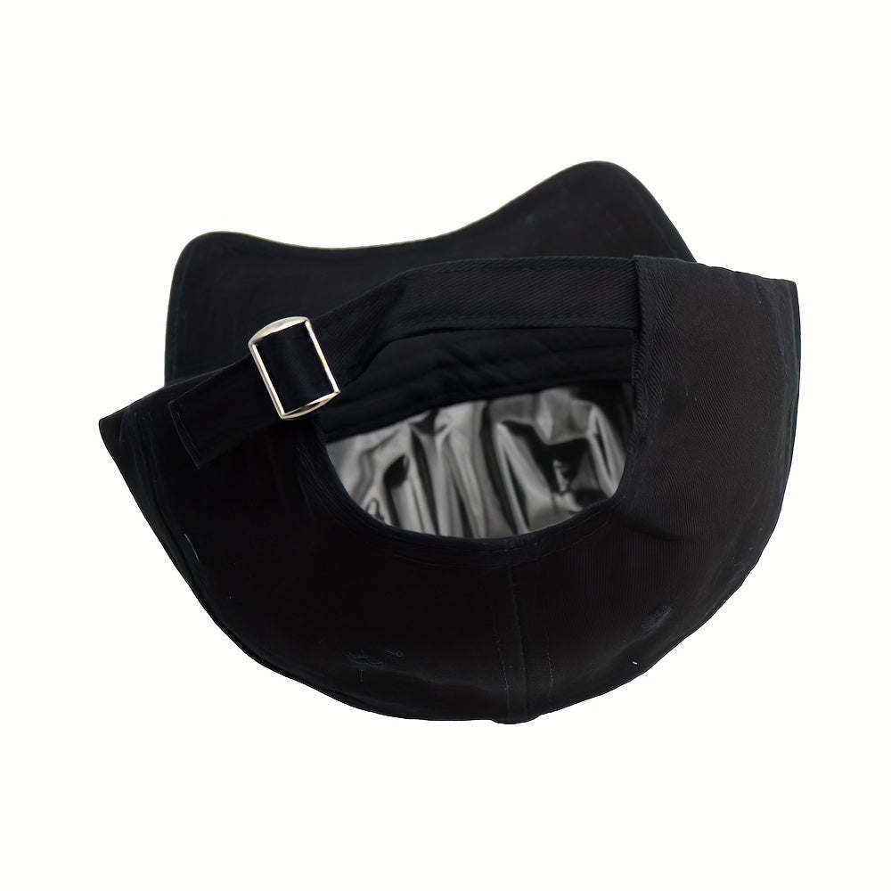 Embroidery Sunshade Baseball Cap Outdoor Peaked Cap