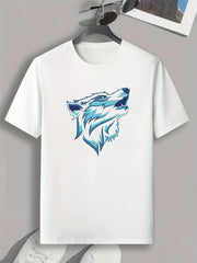 Wolf Comics Men's Stretch Tee for Outdoor Summer