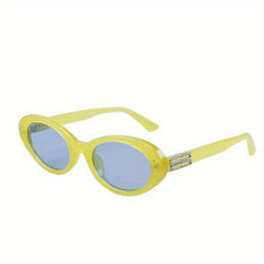 Men's Small Cat Eye Sunglasses UV Protection For Holiday Beach