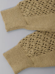 Casual Sweater Women Solid Long Sleeve Drop Shoulder Knit Jumper