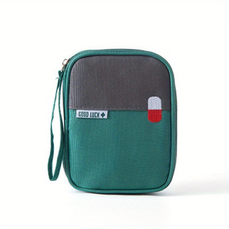 Portable Zipper Medicine Bag Mesh Wristlet Mini Storage Block Medical Kit