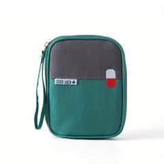 Portable Zipper Medicine Bag Mesh Wristlet Mini Storage Block Medical Kit