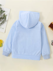 Girls Unicorn Print Hoodie Long Sleeve Sweatshirt