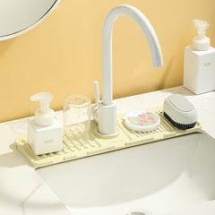Faucet Drain Mat Kitchen Splash Pad Washstand Plate