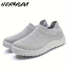 Comfortable Breathable Flying Woven Shoes Casual Outdoor Sneakers