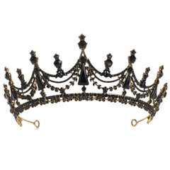 Rhinestone Princess Tiara Crystal Headbands Wedding Party