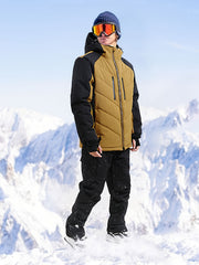 Men's Winter Sportswear Hooded Jacket & Trouser Ski Suit