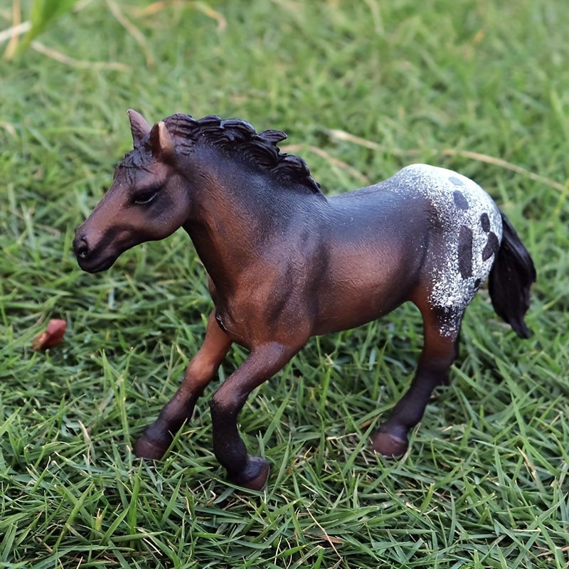 Simulation Appaloosa Hanoverian Arabian Horse Model Fence Ornament